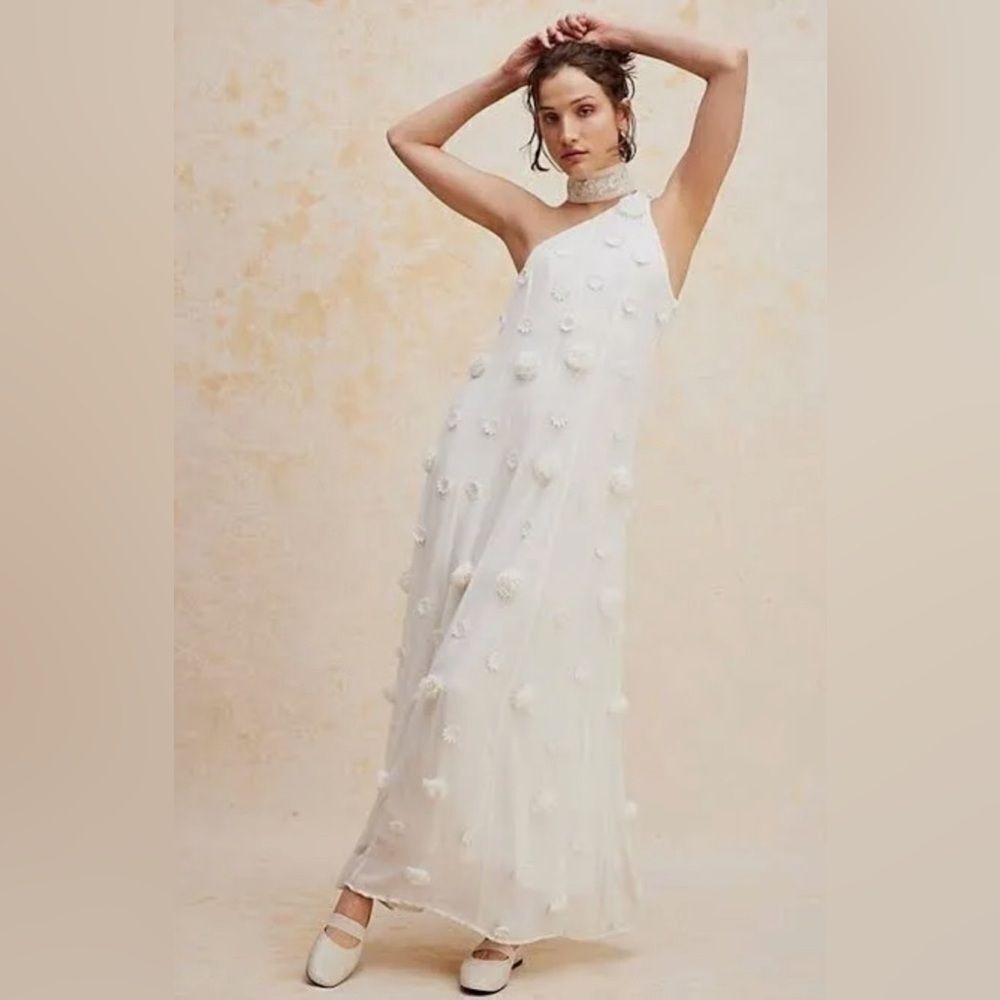 Free People Blossom Bliss Maxi in Snow White Size 12